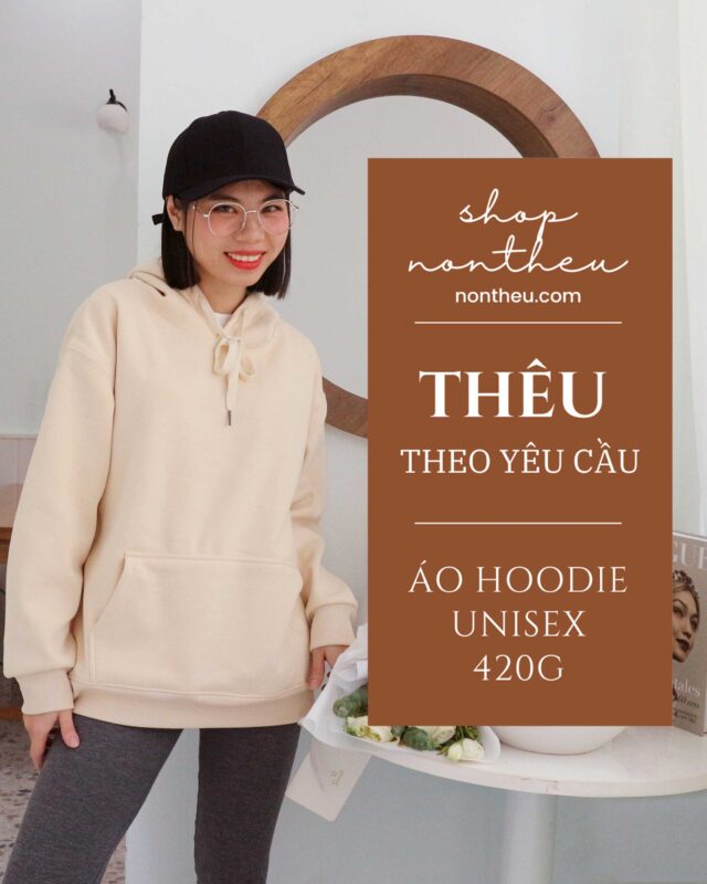 áo hoodie thêu theo yêu cầu